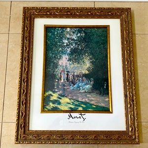 Beautiful Monet painting 20 X 24.